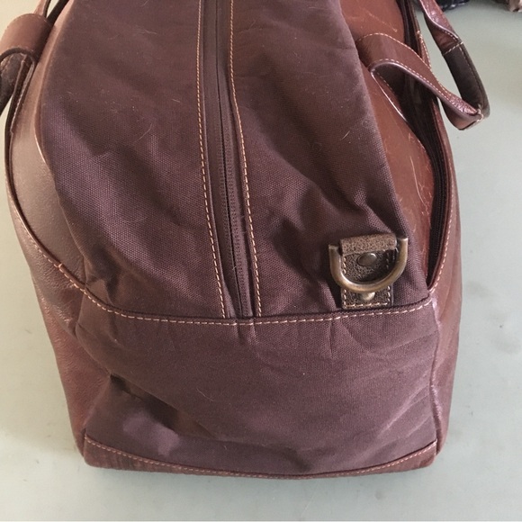 Boconi Dark Brown High Quality Leather Men’s Duffel Bag - Picture 6 of 11